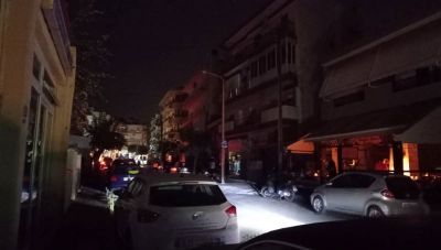 Ηράκλειο: Η οδός Θερίσσου βυθίστηκε στο σκοτάδι (φωτογραφίες)