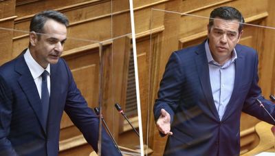 Αντιπαράθεση Μητσοτάκη-Τσίπρα στη Βουλή για την πανδημία-Τι είπαν