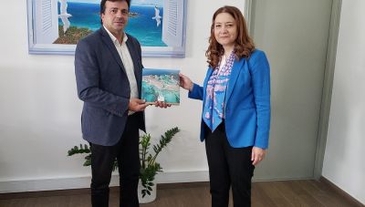 Επίσκεψη της επιτετραμμένης της Ρουμανικής Πρεσβείας στην Αντιπεριφέρεια Ηρακλείου