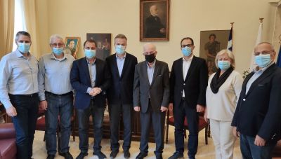 Συνάντηση του Δημάρχου Ηρακλείου με αντιπροσωπεία της «Κτιριακές Υποδομές ΑΕ»