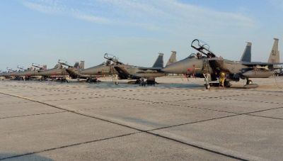 Μεταστάθμευση στη Λάρισα αμερικανικών μαχητικών (φωτογραφίες)
