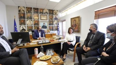 Στα Ανώγεια η Γιάννα Αγγελοπούλου Δασκαλάκη