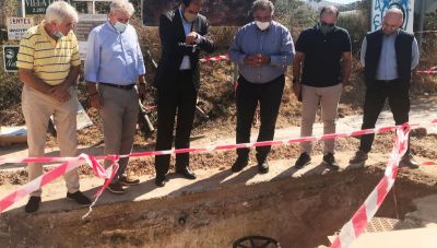 Επιθεώρηση στο Φράγμα Ποταμών και επίσκεψη στην Ιερά Μονή Αγίας Ειρήνης