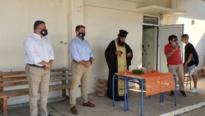 Παρών ο Γιάννης Σέγκος σε αγιασμούς σχολείων στο Δήμο Χερσονήσου