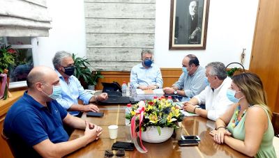 Η πορεία των έργων του ΕΣΔΑΚ στην συνάντηση της εκτελεστικής επιτροπής με τον Περιφερειάρχη Κρήτης