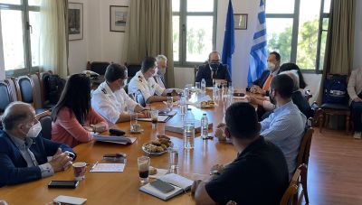 Η επίσκεψη του Μανώλη Κουτουλάκη στον ΟΛΗ