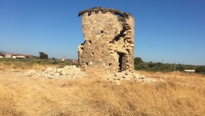 Κατέρρευσε από το σεισμό τμήμα του περίφημου Γαζέπη Μύλου