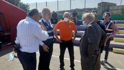 Αντιπροσωπεία της ΠΕΔ Κρήτης και της ΚΕΔΕ στο Αρκαλοχώρι