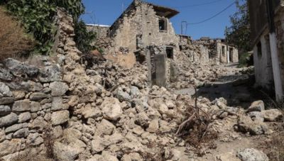 Ο Εγκέλαδος άφησε το σημάδι του στην Κρήτη- Εδαφική παραμόρφωση από το σεισμό