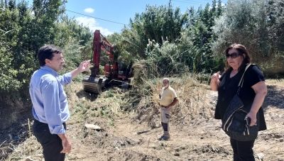 Καθαρισμοί ρεμάτων στην Π.Ε. Ηρακλείου-Στα σημεία ο Αντιπεριφερειάρχης