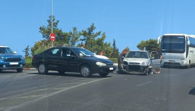 Κρήτη: Νέο τροχαίο προκάλεσε μποτιλιάρισμα και τραυματισμό μιας γυναίκας
