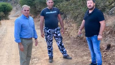 Δήμος Ιεράπετρας: Επιθεώρηση των έργων στη Θρύπτη από τον Δήμαρχο