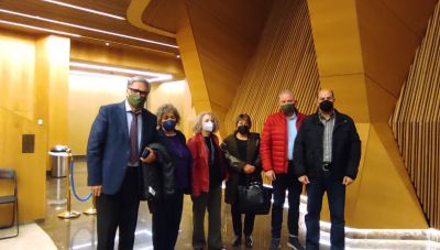 Δήμος Αγίου Νικολάου: Προσφορά γλυπτού στο αδελφοποιημένο κυπριακό Δήμο Αγίου Δομετίου