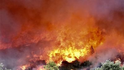 Οριοθετήθηκε η μεγάλη πυρκαγιά που ξέπασε στο Μελιδόνι-Παρά τρίχα τη γλίτωσαν σπίτια