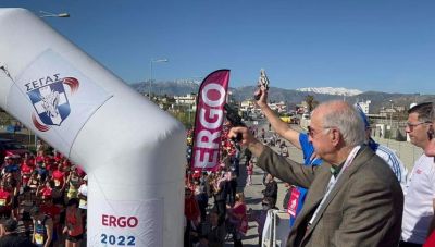 RUN GREECE ΗΡΑΚΛΕΙΟ 2022: Ο Βασίλης Λαμπρινός έδωσε την εκκίνηση του αγώνα δρόμου