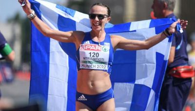 Ευρωπαϊκό πρωτάθλημα στίβου: Χρυσό μετάλλιο η Αντιγόνη Ντρισμπιώτη στα 35 χιλιόμετρα βάδην