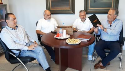 Τον Πρόεδρο της Κρητικής Ομοσπονδίας Αυστραλίας και Νέας Ζηλανδίας συνάντησε ο Δήμαρχος Σητείας