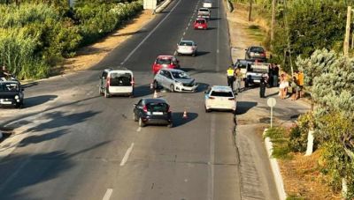 Κίσσαμος: Δύο οχήματα συγκρούστηκαν στον κόμβο του Κορφαλώνα