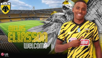 Η ΑΕΚ απέκτησε τον Σουηδό μέσο Ελίασον