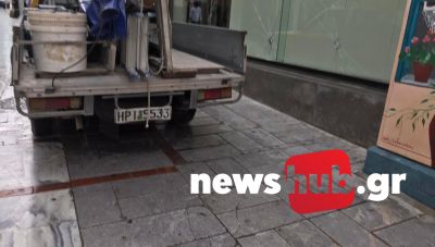 Ηράκλειο: Αρκετή δουλειά για τους τζαμάδες σήμερα στη Δαιδάλου