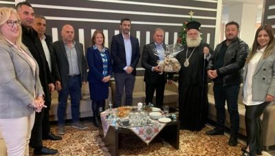 Επίσκεψη του Δημάρχου Ιεράπετρας στο Σεβασμιώτατο Μητροπολίτη Ιεραπύτνης και Σητείας
