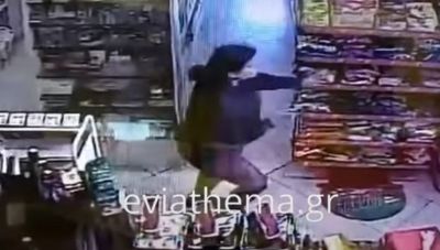 Εύβοια: Η στιγμή που «χτυπούν» τα 4,9 Ρίχτερ – Έτρεχαν να φύγουν από σούπερ μάρκετ (βίντεο)