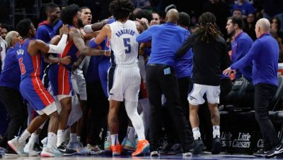 Δεν αστειεύονται στο NBA:Τιμωρήθηκαν 11 παίκτες για το «ξύλο» στο Πίστονς-Μάτζικ