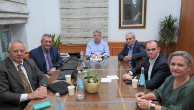 Στον Περιφερειάρχη η νέα διοίκηση του Ιατρικού Συλλόγου Ηρακλείου