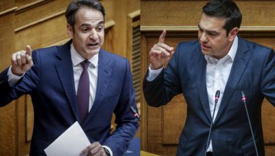 Κατά μέτωπο κόντρα Μητσοτάκη με Τσίπρα στη Βουλή για τις υποκλοπές