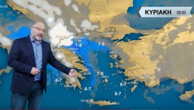 Αρναούτογλου: Βαρυχειμωνιά την Κυριακή στη Μακεδονία και... Άνοιξη στην Κρήτη- Το έκτακτο δελτίο της ΕΜΥ