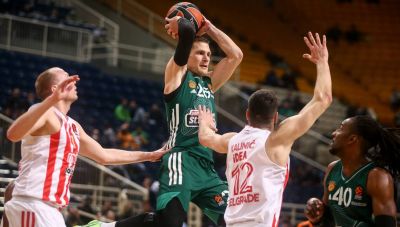 Νίκη για τον Παναθηναϊκό επί του Ερυθρού Αστέρα