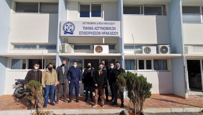 Επισκέψεις της Ένωσης Αστυνομικών Υπαλλήλων Ηρακλείου σε υπηρεσίες της ΕΛΑΣ