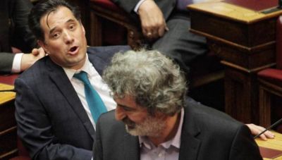 Αρπάχτηκαν Γεωργιάδης με Πολάκη στη Βουλή