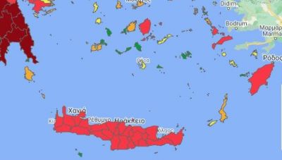 Στο κόκκινο όλη η Κρήτη στον επιδημιολογικό χάρτη: Αυξήθηκαν οι νοσηλείες covid
