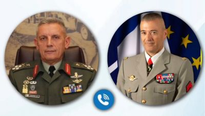 Τηλεφωνική επικοινωνία των Αρχηγών ΓΕΕΘΑ Ελλάδας-Γαλλίας