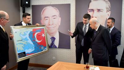 Έντονη αντίδραση της Αθήνας μετά την απίστευτη τουρκική πρόκληση από τον Μπαχτσελί - Ο χάρτης με την Κρήτη στην... Τουρκία