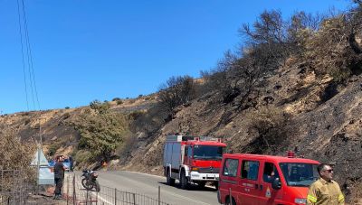 Επέστρεψε ο πύρηνος εφιάλτης στο νότιο Ρέθυμνο-Σηκώθηκαν αλλά δεν μπόρεσαν να κάνουν ρίψεις τα ελικόπτερα