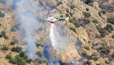 Ρέθυμνο: Ανεξέλεγκτη η φωτιά στα Σαχτούρια-Νέα εστία στο Αμπελάκι-Στον αέρα ξανά τα ελικόπτερα