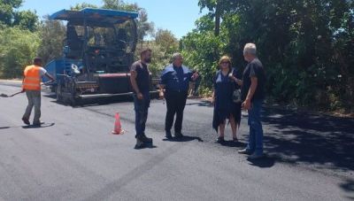 Αυτοψία του Αντιπεριφερειάρχη σε έργα στο επαρχιακό δίκτυο των Χανίων