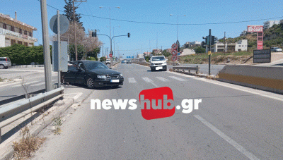 Ηράκλειο: Τους γλύτωσαν οι αερόσακοι - Σφοδρή συγκρουση δύο οχημάτων στο δρομο... σκοτώστρα! (φωτογραφίες)