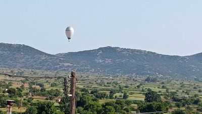 Δεύτερη πτήση σήμερα για το αερόστατο πάνω από το Οροπέδιο Λασιθίου