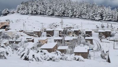 Χιονισμένες σήμερα πολλές περιοχές στην Κρήτη-Ο Φίλιππος θα παραμείνει μέχρι τη Δευτέρα