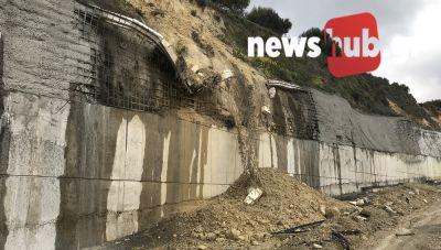 Κατέρρευσε το έργο πριν καν ολοκληρωθεί στο δρόμο Ηράκλειο-Βιάννος