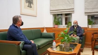 Με τον Δήμαρχο Καντάνου Σελίνου συναντήθηκε ο Περιφερειάρχης Κρήτης