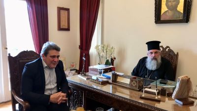 Στον Αρχιεπίσκοπο ο Νίκος Ηγουμενίδης