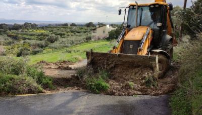 Αποκαθίστανται τα προβλήματα από την κακοκαιρία στο Δήμο Μαλεβιζίου