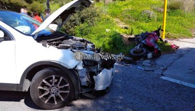 Χανιά: Σοβαρό τροχαίο στην Ακρωτηρίου με δύο τραυματίες