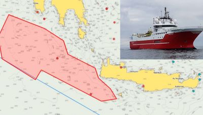 Σκρέκας: Οι έρευνες για υδρογονάνθρακες έχουν ξεκινήσει-Το πλοίο απλώνει τα καλώδια