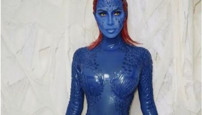 Viral η μεταμφίεσή της Κιμ Καρντάσιαν σε μπλε ηρωίδα της Marvel