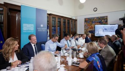 Μητσοτάκης: Παρουσίασε σχέδιο 30 έργων στη Θεσσαλονίκη